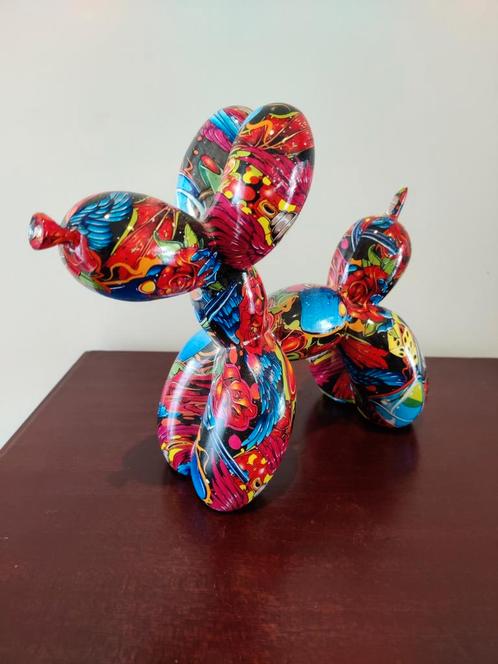 Kleurrijke Ballonhond Decoratie, Antiek en Kunst, Kunst | Beelden en Houtsnijwerken, Ophalen of Verzenden