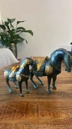 Set bronsen  aziatische  paarden, Antiek en Kunst, Ophalen