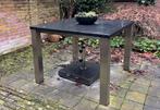 Tuintafel, Tuin en Terras, Tuintafels, Ophalen, Zo goed als nieuw, Vierkant, Rvs