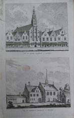 14 / St. Jacobs Gasthuis & St. Barbara's Gasthuis Leiden, Antiek en Kunst, Kunst | Etsen en Gravures, Ophalen of Verzenden