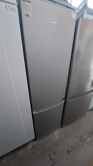 Inventum koelkast / vriezer combinatie zilverkleurig  beschikbaar voor biedingen