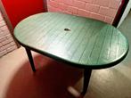 een Jardin kunststof tuintafel, gebruikt en licht beschadigd, Ophalen, Gebruikt, Rechthoekig, Kunststof