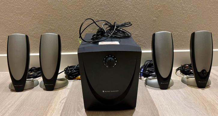 Altec Lansing 4.1 - PC Speakers met Subwoofer, Computers en Software, Pc speakers, Gebruikt, Audiokanaal 4.1, Ophalen