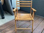Oud houten klapstoeltje, Huis en Inrichting, Stoelen, Ophalen, Gebruikt, Bruin, Eén