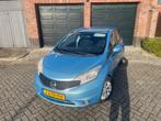 Nissan Note 1.2 Acenta 80PK AIRCO HOGE INSTAP ISOFIX CRUISE, Euro 5, Stof, Blauw, 1198 cc