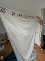 Gordijn met roede, Ophalen, Zo goed als nieuw, Grijs, 200 cm of meer