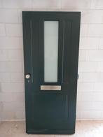 Voordeur met dubbele glas erin, Ophalen, Gebruikt, 80 tot 100 cm, Buitendeur