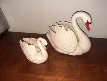 Goebel Zwanen Set - Vintage Decoratie beschikbaar voor biedingen