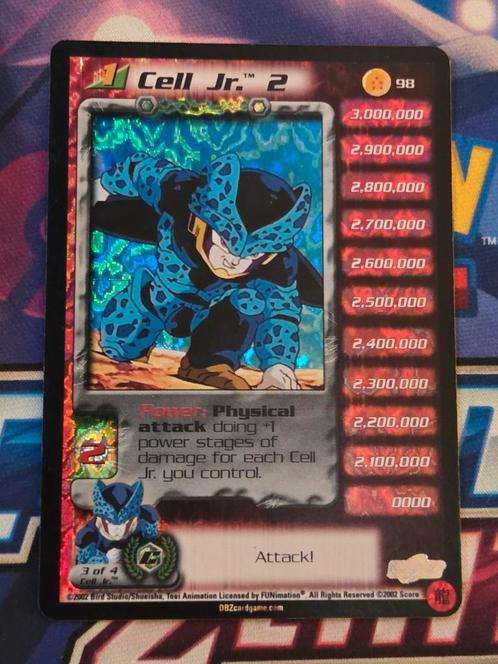 Cell Jr. 2 98 DBZ CCG Cell Games Saga Limited Foil - NM, Hobby en Vrije tijd, Verzamelkaartspellen | Overige, Zo goed als nieuw