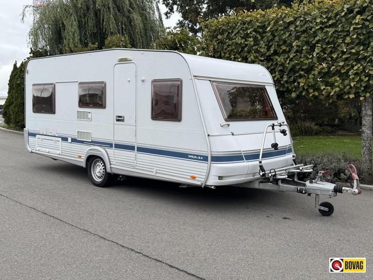 Wilk S4 490 EU verkocht, Caravans en Kamperen, Caravans, Bedrijf, tot en met 4, 1000 - 1250 kg, Rondzit, Wilk, 2 aparte bedden