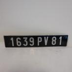 Kentekenplaat auto Frankrijk kenteken 1639 PV 81, Ophalen of Verzenden, Gebruikt, Auto's