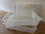 Opbergbak SAMLA IKEA 2x, 79x57x18cm, 55L, Doe-het-zelf en Verbouw, Ophalen, 40 tot 60 cm, Minder dan 35 cm, 75 tot 100 cm