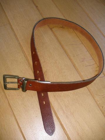 NEW TAST riem cognac bruin leer - nieuw - beschikbaar voor biedingen