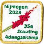 Scouting 4Daagsekamp 2023, Embleem of Badge, Nederland, Overige soorten, Ophalen of Verzenden