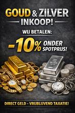 Goud & Zilver Inkoop  Direct  cash uitbetaald!!!, Sieraden, Tassen en Uiterlijk, Ophalen of Verzenden, Nieuw, Goud, Goud