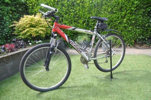 Merida Matts Striker MTB, aluminium/rood, Fietsen en Brommers, Fietsen | Mountainbikes en ATB, Gebruikt, Heren, Merida, 49 tot 53 cm