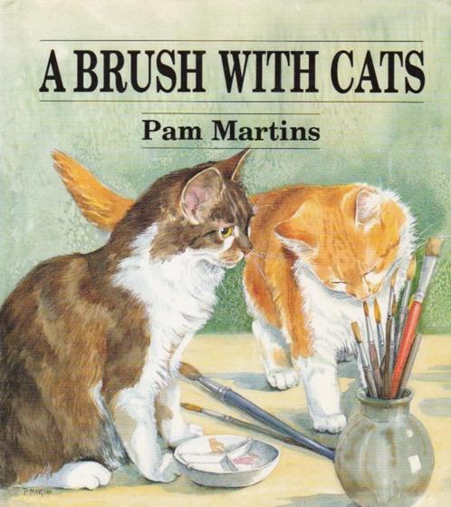 Pam Martins - A brush with cats, Boeken, Kunst en Cultuur | Beeldend, Zo goed als nieuw, Schilder- en Tekenkunst, Ophalen of Verzenden