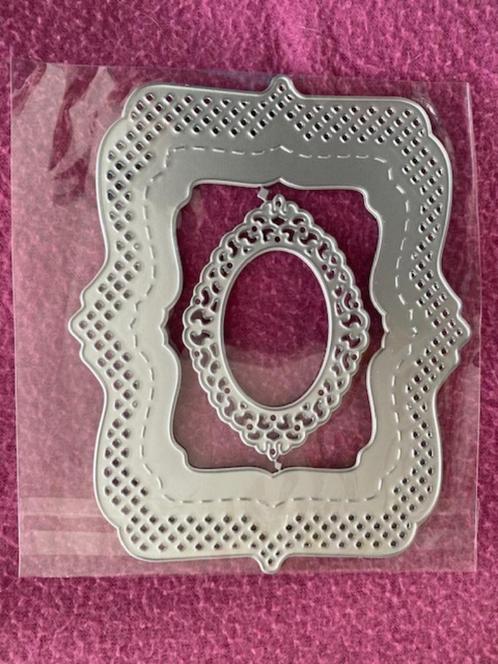 snijmal rechthoek ovaal frame kader, Hobby en Vrije tijd, Kaarten | Zelf maken, Nieuw, Pons of Mal, Overige thema's, Ophalen of Verzenden
