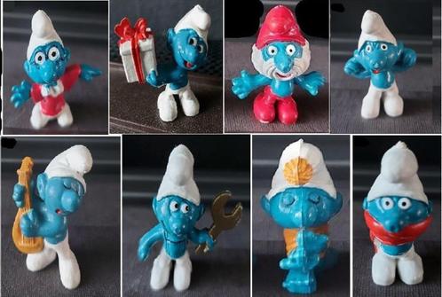 8 smurfen voor 7,50€, Verzamelen, Smurfen, Zo goed als nieuw, Verschillende Smurfen, Ophalen