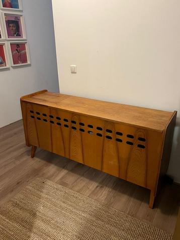 Vintage Houten Opbergkist Tatra Nábytok beschikbaar voor biedingen