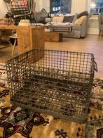 Vintage Stalen Bak - Decoratie, Ophalen, Overige materialen, Gebruikt, Mand