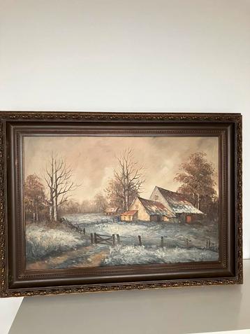 Groot schilderij Henner Knauf (1901-1976) beschikbaar voor biedingen