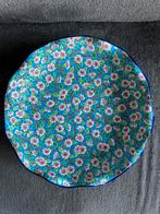 Grote Gelobte Schaal Emaux de Longwy Decor a la main 1950, Antiek en Kunst, Ophalen of Verzenden