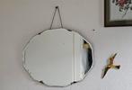 Grote antieke vintage verweerde spiegel 59 bij 44, Antiek en Kunst, Ophalen