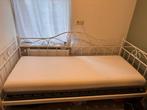 Mooi bed 90/200 incl lattenbodem en matras, Huis en Inrichting, Slaapkamer | Bedden, Ophalen, 90 cm, Eenpersoons, Wit