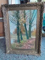 Gerard Krol. Twents landschap. Gesigneerd., Antiek en Kunst, Ophalen of Verzenden