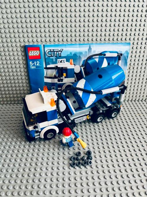 LEGO City 7990 Cement Mixer, Kinderen en Baby's, Speelgoed | Duplo en Lego, Gebruikt, Lego, Complete set, Ophalen of Verzenden