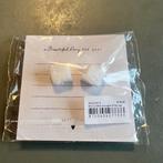 A Beautiful Story Oorbellen - Mini Coin Blue Lace Agate, Sieraden, Tassen en Uiterlijk, Overige materialen, Hangers, Blauw, Nieuw