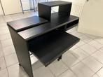 computermeubel kleur zwart, Huis en Inrichting, Kasten | Computermeubels, Ophalen of Verzenden, Gebruikt, Overige houtsoorten