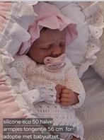 Babypoppen  silicone, Verzenden, Zo goed als nieuw, Babypop, Levensecht of Reborn