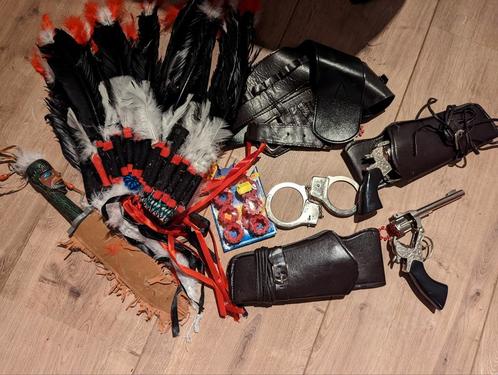 Feestkleding Cowboy & inheemse Amerikanen, Hobby en Vrije tijd, Feestartikelen, Zo goed als nieuw, Feestartikel, Carnaval, Ophalen of Verzenden