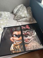 Mickey mouse schilderij 2 x, Verzamelen, Verzenden, Mickey Mouse