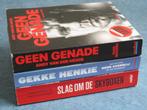 3 voetbal boeken Geen Genade Gekke Henkie Slag om de skybox, Ophalen of Verzenden, Gelezen, Balsport
