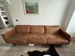 Be Pure bankstel - 3 zits - 275x90cm - leer - bruin, Huis en Inrichting, Ophalen, 250 tot 300 cm, Gebruikt, Driepersoons