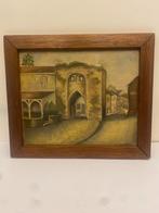 Oude Stadspoort Schilderij ( Berkelpoort ) Valkenburg ( L )., Antiek en Kunst, Kunst | Schilderijen | Klassiek, Ophalen of Verzenden