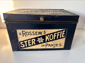 Vintage Vooraadblik Ster Koffie (winkelblik) beschikbaar voor biedingen