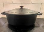 Berlinger Haus ovale gietijzeren braadpan 30 cm, Gietijzer, Ophalen of Verzenden, Zo goed als nieuw, Keramische plaat