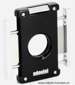 SIGARENKNIPPER ADORINI NEPTUNE CHIRURGISCH STAAL ZWART skn22, Verzamelen, Verzenden, Nieuw, Tabaksdoos of Verpakking