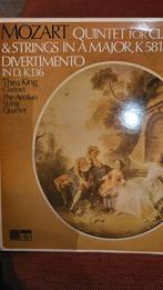 Mozart Kwintet voor Klarinet & Strijkers K.581 LP, Kamermuziek, Ophalen of Verzenden, Zo goed als nieuw, 12 inch