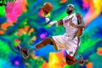 Lebron James - NBA - Poster - Kunstwerk - Miami Heat, Ophalen