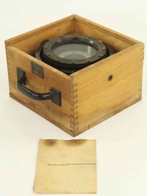 Vintage scheepskompas (DDR), Watersport en Boten, Navigatiemiddelen en Scheepselektronica, Gebruikt, Gps of Kompas, Ophalen