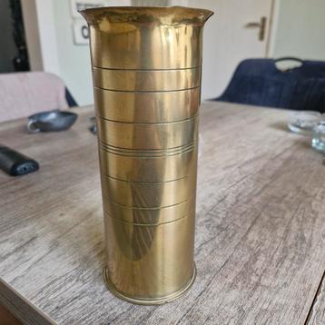 Vintage Koperen Vaas - 75mm M18 Hulskoker beschikbaar voor biedingen