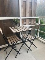 Balkon setje IKEA, Gebruikt, Tuinset, Hout, Ophalen