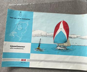Oude 1810 kaart ijsselmeer en randmeren beschikbaar voor biedingen