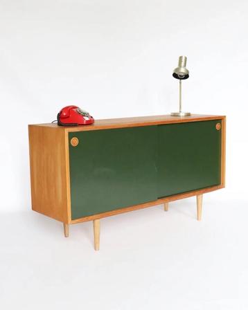 Vintage eiken sideboard Hundevad Deens design tv meubel  beschikbaar voor biedingen