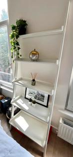 Boekenkast/ White Shelving Unit, Huis en Inrichting, Kasten | Boekenkasten, Ophalen, 50 tot 100 cm, Zo goed als nieuw, 150 tot 200 cm